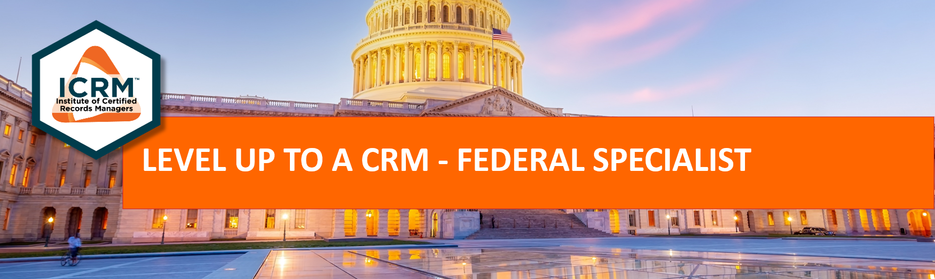 Learn more about the CRM/Federal Specialist specialty certification designation at https://www.icrm.org/CRM_FED_Specialist